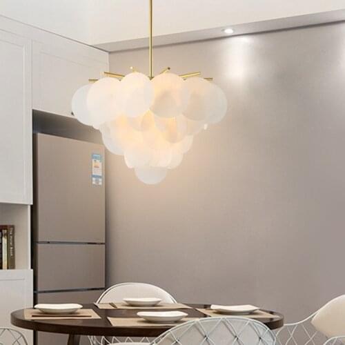 Post Modern Luxury Glass Chandelier for Living Room Bedroom LOFT Simple Creative Crystal Chandelier Lighting Kitchen Fixtures