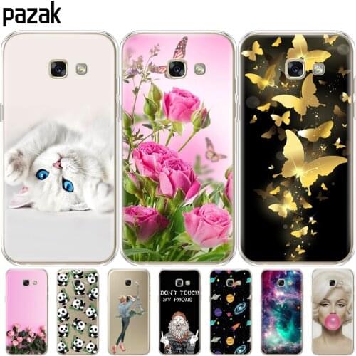Silicon Case For Samsung Galaxy A7 2017 Case soft tpu Cover A720 case Phone FOR Funda Samsung A7 2017 Case protective coque