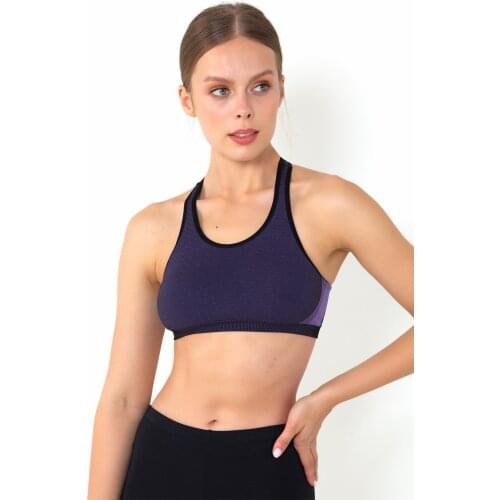 Sports Bra Seamless Bralette Padded Vest Top Wireless Plus Size Breathable Gather Backless Sexy Comfortable Underwear For Women