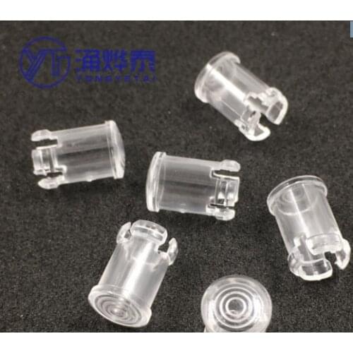 YYT 50PCS 3MM 5MM LED light-emitting diode lampshade light guide column light guide cap protective cover LED transparent