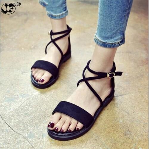 2019 Gladiator Sandals Women Summer Shoes Platform Fashion Women Sandals Casual Occasions Comfortable Female Flats Sandals 885