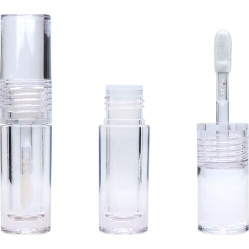 100pcs Lip Gloss Tubes with Wand Empty, 2.5ml Transparent Lip Gloss Containers, Clear Crystal Lip Gloss Tubes c090