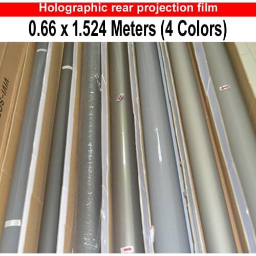 4 sqm(4 colours, 0.66m*1.524m each 1 pc) Rear Projection Film Free shipping