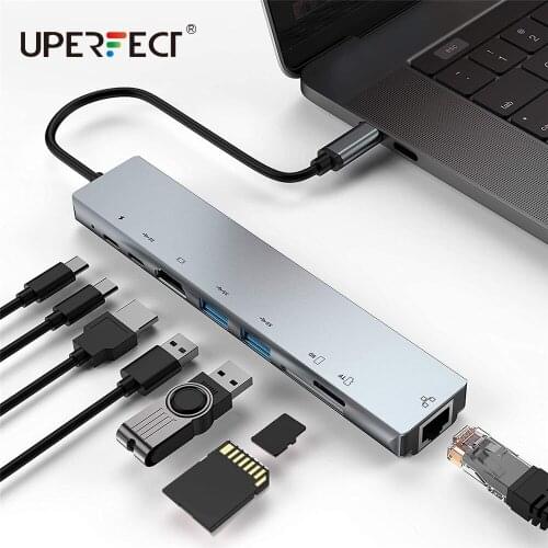 USB HUB C HUB HDMI Adapter 11 In 1/8 IN 1 USB C To USB 3.0 Dock For MacBook Pro Accessories USB-C Type C 3.1 Splitter USB C HUB