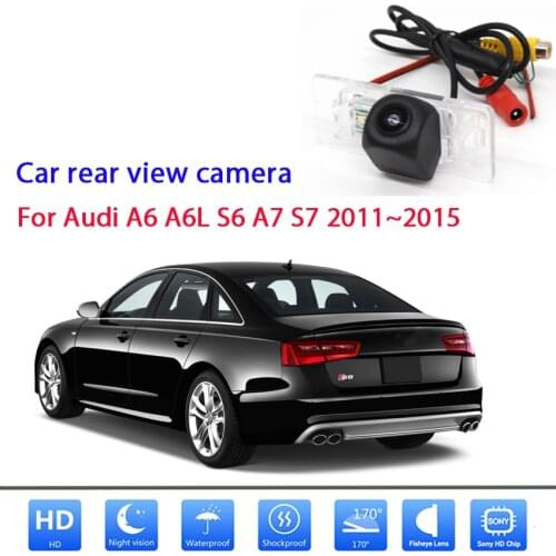 Rear View Camera For Audi A6 A6L S6 A7 S7 2011 2012 2013 2014 2015 CCD Full HD Night Vision Reverse Camera Waterproof