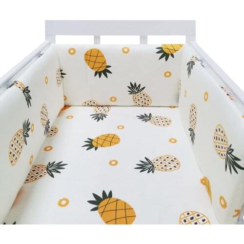 One-Piece Bumper Crib Around Cushion Cot Protector Pillows Baby Bed Bumper Toddler Bedroom Babe Crib Bedding Set Home Deco