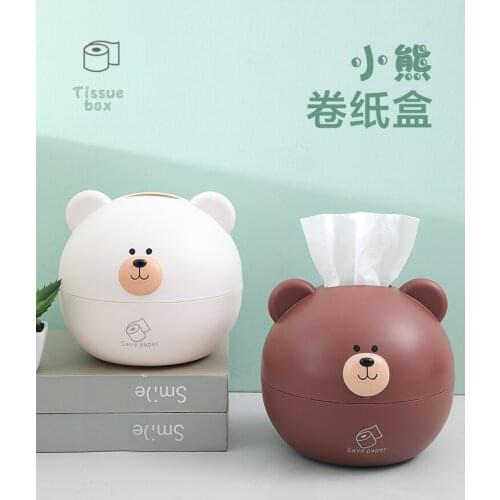 Minimalist Creative Tissue Box Decoration Home Living Room Cute Roll Paper Napkin/Tissue Holder Girl Cartoon Tissue Box J