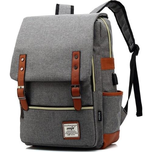 Backpack New Korean Oxford cloth travel bag female canvas men and women backpack