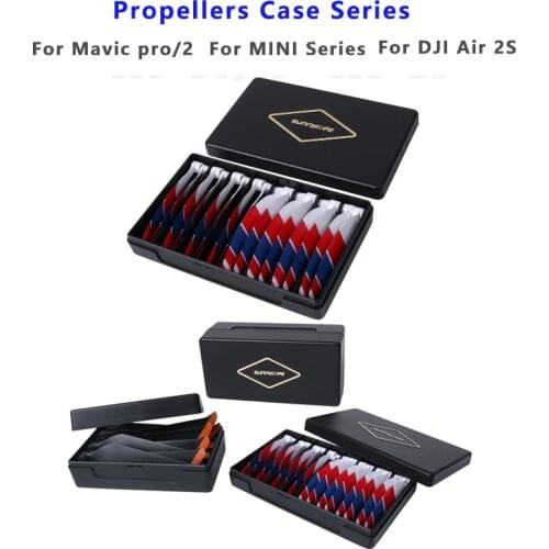 For DJI Mini SE Plastic Propeller Blade Storage Box Anti-fall Protection Box For DJI Mavic Mini/Mini2/Mavic 2/Air 2S Accessories