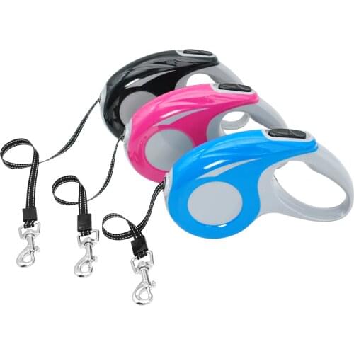 3M/5M Retractable Dog Leash Extending Automatic Walking Leash Running Lead Pet Puppy Cat Traction Rope Belt For Small Medium Dog