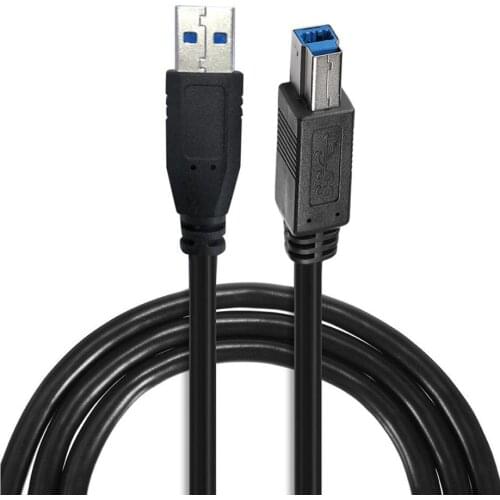 Premium Printers/Scanners Data Cable 10Ft Superspeed USB 3.0 Type A Male To B Male Cable For Printers/Scanners