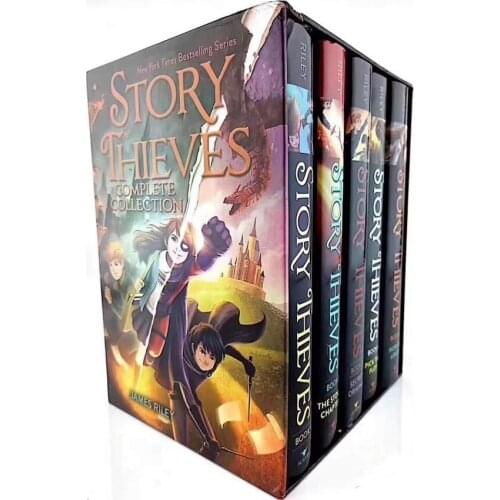 8-15 year 5 book/set Story Thieves Complete Collection Children English picture books Fantasy science fiction Chapter story