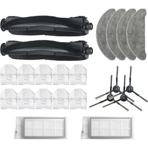 For ROIDMI EVE Plus Vacuum Cleaner Mop Cloth Side Brush Dust Bag Hepa Filter Replacement Accessories Parts