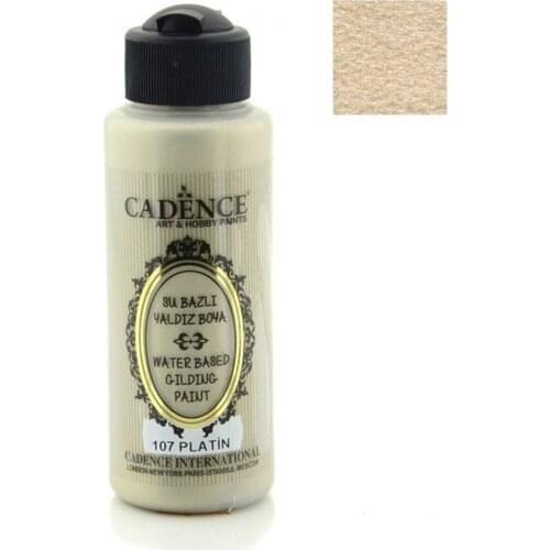 Cadence Yaldzlı Paint 107-Platin 120ml