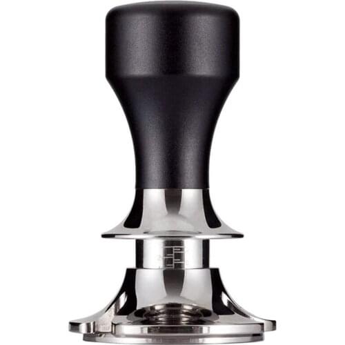 Espresso Tamper 58Mm Coffee Tamper Stainless Steel Coffee Tamper Adjustable Pressure Black