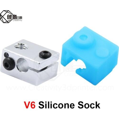 10pcs 3D Printer New Protective Silicone Sock Cover Case For E3D V6 Heated Block Warm Keeping Cover Reprap 3D Printer Parts