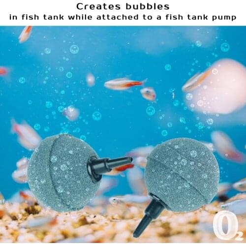 10PCS Oxygen Stone Air Bubble Stone Diffuser for Hydroponics Aquarium Fish Tank Pump Bubble Diffuser for Fish Tank