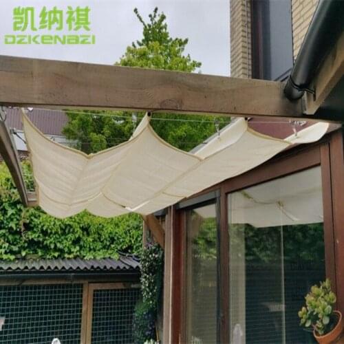 3 M Width x 4 M Length HDPE Material Retractable Wave Sun Shade Sail with 95% UV