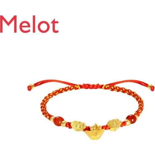 Bracelet Female Bracelet Male Red Rope Braid Couple Bracelet Birthday Gift