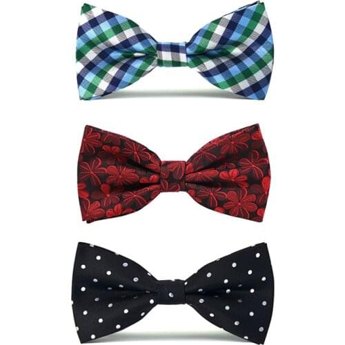 Brand New Bow Tie For Men Wedding Party Bowtie High Quality Wine Red Two Layer Butterfly Gentleman Fashion Suit