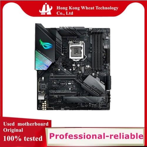 For ASUS ROG STRIX Z390-F GAMING Motherboard Socket LGA 1151 DDR4 M.2 nvme ssd For Intel Z390 Original Desktop Used Mainboard