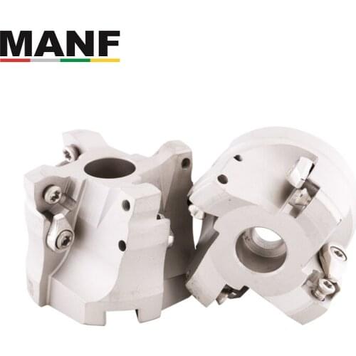 MANF High Feed Face Milling Cutter SKS Clamped Fast Feeding Mill Cutters For WDMW080520 Carbide Inserts Mold Machine CNC Mill