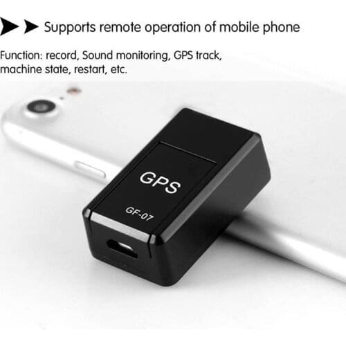 GPS Real Time Tracking Locator GSM GPRS Tracking Anti-Lost Recording Tracking Device Locator Tracker Support Mini TF Card GF07