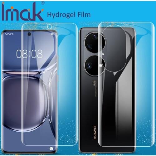 Imak Hydrogel Film For Huawei P50 Pro Rear Front Back Soft Clear Screen Guard Protective oleophobic