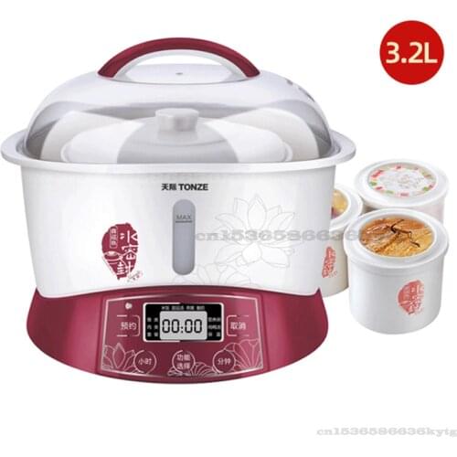 Intelligence Electric Stew Pot Household Soup Pot Multifunctional Appointment Timing Baby Food Porridge Soup Artifact