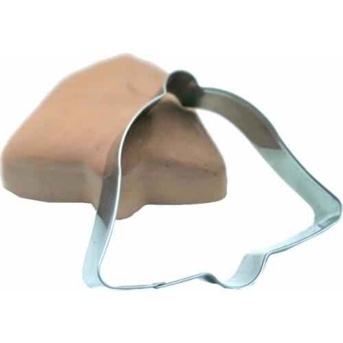 Bell Christmas Cookie Tools Cutter Mould Biscuit Press Icing Set Stamp Mold Stainless Steel Pastry Cutter Toy Kitchen Chinese