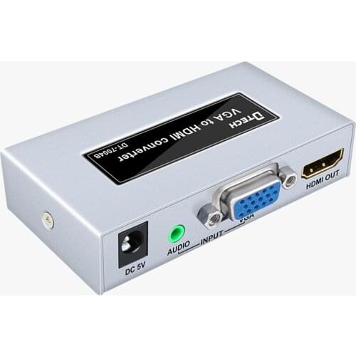 Hdmi Convertor Dtech 1080P Hdmi Converter VGA to Hdmi Adapter Converter