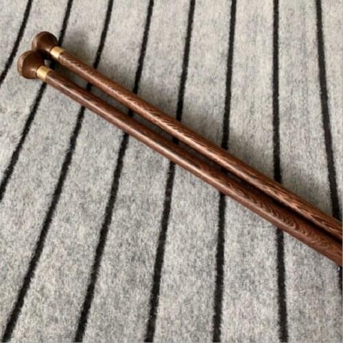 LC Crutches With Round Heads Millettia Laurentii Material Durable Walking Assistance Suitable For The Elderly