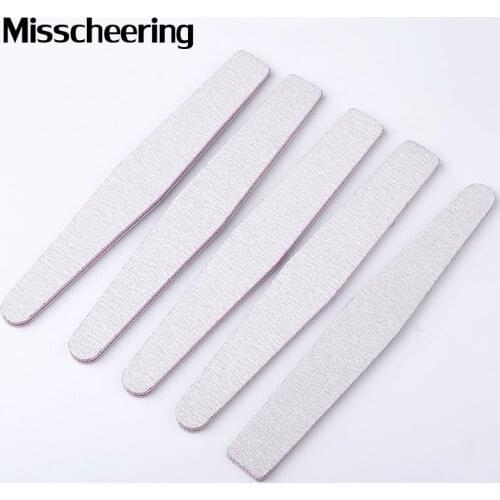 5Pcs/Set Grey Sanding Nail Art Files 100/180 Sandpaper Buffer Gel Polish Pedicure Beauty Tools Manicure Nail Art Kits