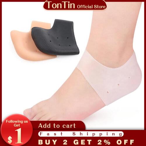 New arriver feet care socks 1pair New Silicone Moisturizing Gel Heel Socks Cracked Foot Skin Care Protectors anti cracking