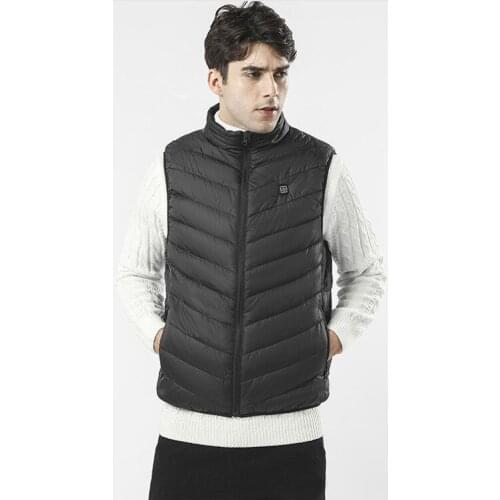 Rechargeable heating down vest heating vest electric heating vest heating cotton coat