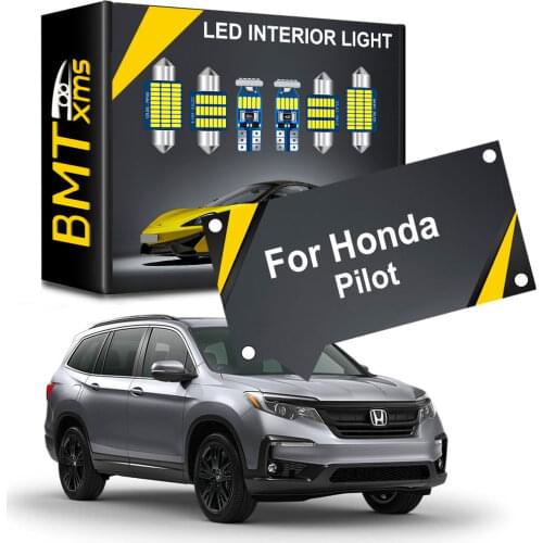 Seker Canbus For Honda Pilot 2003-2020 Car Accessories Auto Interior LED Lights For Dome Lights Door Lights Error Free LED Bulb