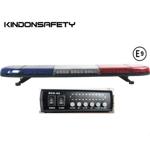 Free Shipping ECE R65 approved 1W LED Car Roof Lightbar Strobe Warning Bar with 80PCS LEDs DC12V or 24V 1164mm 46 Inch Amber