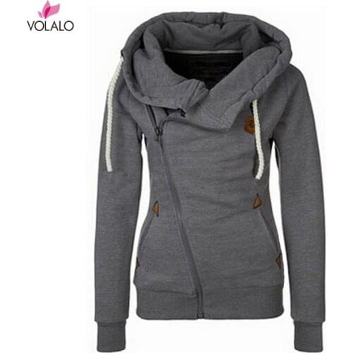 Spring Zipper Warm Fashion Hoodies Women Long Sleeve Hoodies Jackets Hoody Jumper Overcoat Outwear Female Sweatshirts