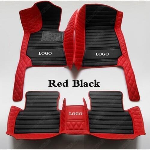 Waterproof Car Floor Mats for Mercedes Benz E Class E250 E280 E300 E350 E400 E500 E43 E53 E63 AMG W210 W211 W212 W213 Red Black