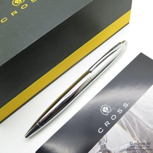 Cross Calais Bright Chrome Ballpoint Pen | İsme Special Pen