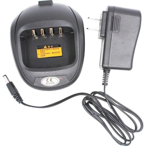 CH10A03 Battery Charger for HYT TC-610 TC-620 Two Way Radio Walkie Talkie with Adaptor TC610 TC620