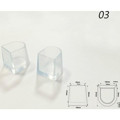 1pairs Silicone High Heeler for Wedding Shoes Latin Stiletto Dancing Covers Heel Stoppers 3Sizes High Heel Protectors Antislip