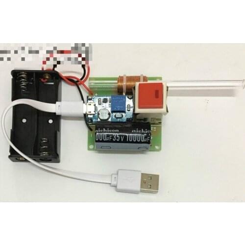 2Pcs Electromagnetic Gun Scientific Experiment Model Diy Kit Finished Handmade Small Production Material Package