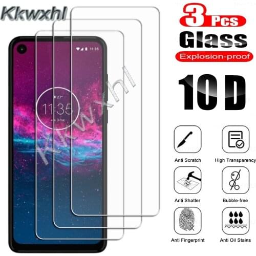 3PCS Tempered Glass For Motorola One Fusion+ E6 Play G7 Plus Power One Action Macro Vision Z3 Protective Screen Protector Film
