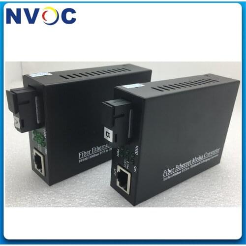 80KM 1000M Singlemode Single Fiber 1490/1550nm SC/UPC Fiber Media Converter Gigabit Media Converter
