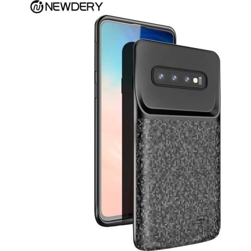 TPU+PC charger case for Samsung S10e 4700mAh portable battery case for Galaxy S10e S10 S10 plus black