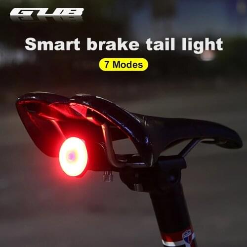 For GUB Bicycle Smart Auto Brake Sensing Light Start/Stop IPx6 Waterproof LED Charging Cycling Taillight Bike Light Accessories