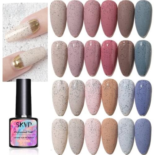 SKVP 3pcs/set Sugar Gel Nail Polish Top Coat Primer Varnishes Semi-permanent Varnishes Design For Nails Art Gel Polish