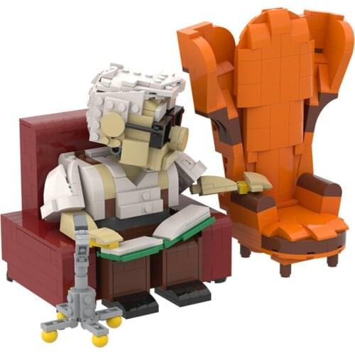 MOC Floating House Furniture Building Redrickson Carr Sofa Furniture Building Block Model Kids Dream Birthday Gifts Toys