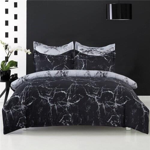 Marble Printing Bedding Set Bedroom Soft Double Bed Home Comefortable Duvet Cover High Quiltly Cover And Pillowcase